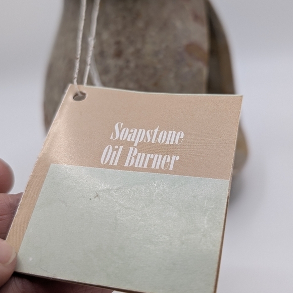 NWT Vintage Soapstone Cut-Out Design Oil Burner - Picture 7 of 13